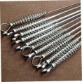 thumbnail image 2 of Brochettes de Barbecue en Acier Inoxydable pour Griller la Viande Lot de 10, 2 of 5