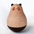 thumbnail image 2 of Panda Wooden Wobbler Crafts Wobbling Chiming Rolling Baby Toy para escritorio junto a la cama, 2 of 5