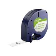 Dymo LT Paper Labels 2pk Black/White 1/2"x13'
