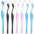thumbnail image 1 of 6Pcs Eyebrow Razor Mini Eyebrow Razor Trimmer Female Face Shaver Lip Hair Remover with Precision Cover Small Shaver for Women Makeup Face Care Tools(Blue, Pink, Black), 1 of 6