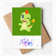 Dinosaur Kingdom Love You Welcome Back Greeting Cards Envelopes Blank