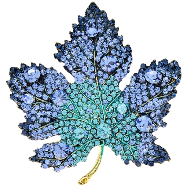 KAKOWELY Broche de otoño, alfiler, decoración de Acción de Gracias, bisutería, broche de hoja de otoño para mujer