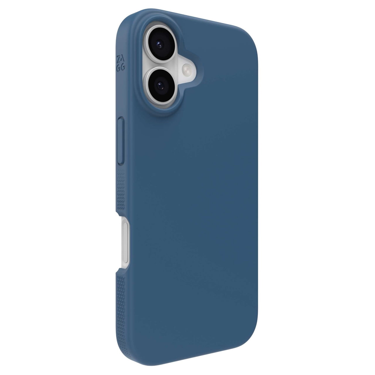 ZAGG Manhattan Snap Phone Case for iPhone 17 - Gray Clay Drop Protection (13ft/4m) Soft-Touch Silicone Slim & Lightweight Smooth Surface & No-Slip Grip MagSafe Compatible