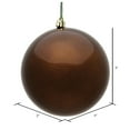 thumbnail image 2 of Vickerman 3" Mocha Candy Ball Ornament, 12 per Bag, 2 of 5