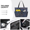 thumbnail image 5 of Yiaed Function Source Code Print Large Capacity Beach Travel Bag - Waterproof Zipper Vacation Tote for Sandproof Storage, and Camping, 5 of 5