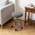 thumbnail image 5 of Round Bar Stool Cover, Elastic Band Secure Cloth Seat Protector for Kitchen Furniture, 5 of 6