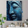 thumbnail image 4 of Serene Buddha Face Texture Canvas Print, Wall Decor for Living Room Meditation Room Yoga Studio Office Bedroom Spa, 4 of 8