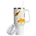 thumbnail image 2 of Very Cute Fish 40 oz Tumbler with Handle Insulated&nbsp;Travel Mug&nbsp;Lid Straw Leak Proof Steel Vacuum Water Bottles Glasses Fits in Car Cup Holder, 2 of 7