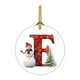 thumbnail image 5 of 2024 26 Letter Christmas Snowman Christmas Pendant - Acrylic Car Pendant Saint, 5 of 5