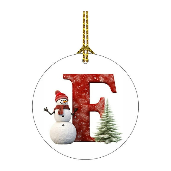 Christmas JoyMoreHome 26 Letters Red and White Christmas Ornaments Christmas Tree Decorations Pendant Christmas Tree Ornaments,Xmas Tree Hanging Decor Party Supplies