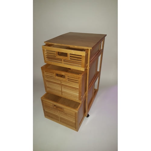 Bamboo with 3 Drawers