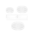 thumbnail image 3 of Herramientas De Decoración De Pasteles Transparentes 2 Raspadores De Acrílico Para Pasteles 3 Discos Para Pasteles 2 Varillas Acrílicas Para Hornear En Casa Panadería Pastelería 7 Uds. Advancent HA019817-00, 3 of 7