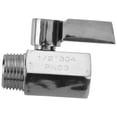 thumbnail image 2 of 304 Stainless Steel Mini Ball Valve(1/2 Inch Female x Male) NPT Thread, Water Flow Regulator Head Co, 2 of 5