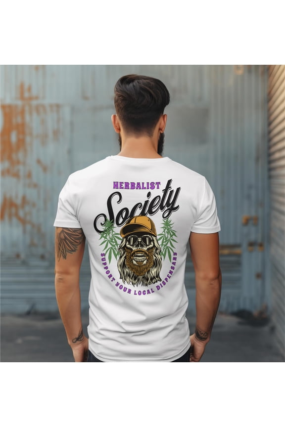 HS Deadhead logo/ 100% Cotton/ Color: White