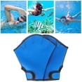 thumbnail image 4 of Soidarity Guantes acuáticos Natación Guantes palmeados Guantes de entrenamiento de natación ajustables impermeables para buceo Surf Deportes acuáticos No. 4 Soidarity OD016798-04, 4 of 6