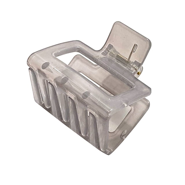 French Hair Claw Clip Small Solid Color Rectangle Hair Clamp Geometric Hair Claw