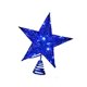 thumbnail image 2 of Lámpara para la copa del árbol de Navidad, adorno para la copa del árbol, luces para la copa del árbol, hermosos regalos para la copa del árbol de Navidad. Azul, 2 of 9