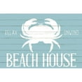 thumbnail image 3 of Allen, Kimberly 18x13 Black Modern Framed Museum Art Print Titled - Beach House Crab, 3 of 5