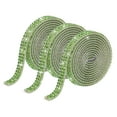 thumbnail image 1 of Unique Bargains 3 Roll 0.3 Inch 3 Yards Self Adhesive Crystal Rhinestone Diamond Ribbon for Arts & Crafts Project Wedding Light Green, 1 of 5