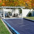 thumbnail image 3 of In The Swim Rectangle 16 x 24 Winter Cover for Inground Swimming Pools - Blue - Basic - Protects Your Pool from Harsh Winter Elements, 3 of 7