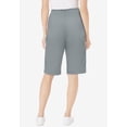 thumbnail image 2 of Woman Within Plus Size Knit Bermuda Short, 2 of 3