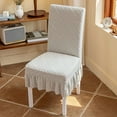 thumbnail image 5 of Jubipavy Bubble Group Chair Cover Elastic Dining Table Chair Cover Half Round Household Chair Cover Cushion Backrest One Universals Chair, 5 of 6
