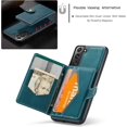 thumbnail image 4 of Case for Samsung Galaxy S21 FE,Detachable Magnetic Wallet Credit Card Slot Case Cover Support Wireless Charging for Samsung Galaxy S21 FE 5G (Blue), 4 of 17