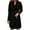 Black, variant on asdoklhq Coat for Women Clearance $2,Womens Autumn and Winter Lapel Woolen Cloth Coat Trench Jacket Long Overcoat Outwear