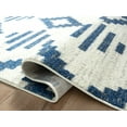 thumbnail image 5 of Abani Casa Collection Cream Blue 8' x 10' Pixel Diamonds Modern Area Rug, 5 of 5