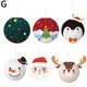 thumbnail image 4 of Decoraciones para fiestas navideñas, bolas de papel de nido de abeja para fiestas navideñas, adorno de farolillo de papel decorativo con forma especial en 3D, adorno colgante rojo y blanco para la, 4 of 7