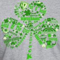thumbnail image 3 of CafePress - St Paddys Day Shamrock Fitted T Shirt - Fitted T-Shirt, Vintage Fit Soft Cotton Tee, 3 of 4