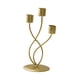 thumbnail image 2 of Candelabro de 3 brazos Macarena Candelero adorno de vela centro de mesa decoración del hogar Oro, 2 of 8