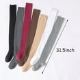 thumbnail image 3 of Bas Hauts Opaques pour Femmes, Bas Cuisses, Bas, Bas, avec Silicone, 3 of 5