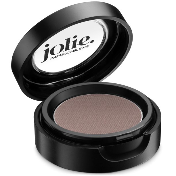 Jolie Cosmetics Sombras de ojos mate prensadas en polvo - Sombra de ojos vegana sin crueldad en una sola sartén 1,48 g Base neutra (Cofre del tesoro)