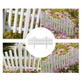 thumbnail image 4 of Plastic Edgings Garden Picket Fence,Grass Flowerbeds Plant Borders,Decorative Scenery Road Panels,Weather Proof Plastic Garden Fence,Garden Picket Fence Edgings,Lawn Flowerbeds Plant Borders Decor, 4 of 8