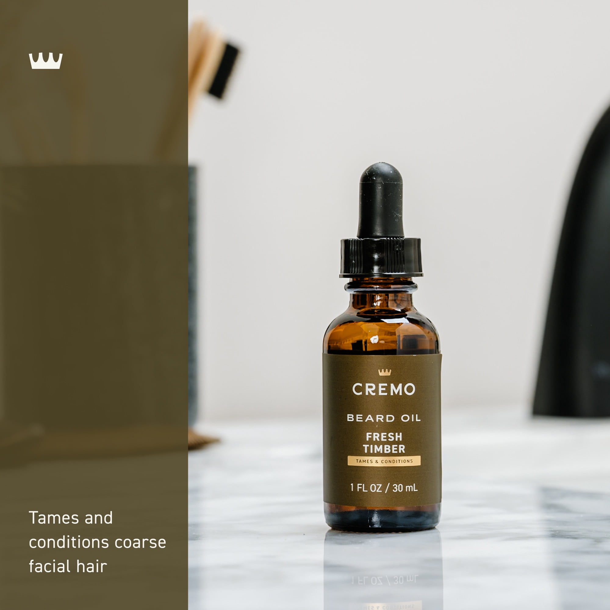 Cremo Beard Oil, Fresh Timber Scent, 1 fl oz