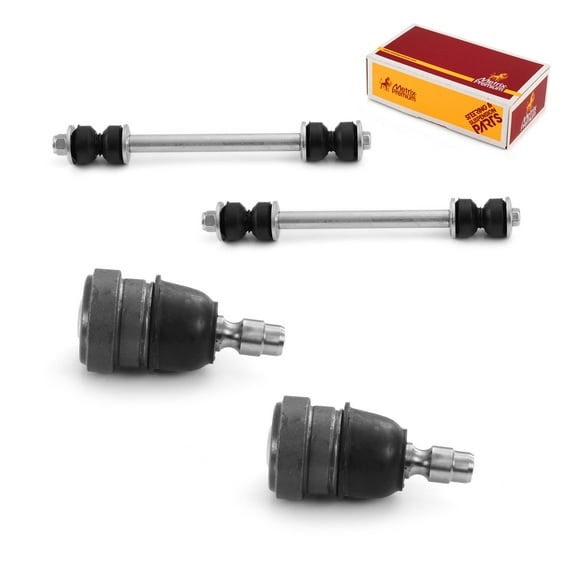 Metrix Premium Chassis Parts - 4 PC Front Sway Bar Stabilizer End Link & Front Upper Ball Joint Kit Fits 98-11 Ford Ranger RWD, 01-10 Mazda B2300, 98-01 B2500, 98-07 B3000, K700542, K7275, K8738