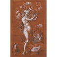 thumbnail image 3 of Niklaus Manuel 13x18 Black Modern Framed Museum Art Print Titled - The Flute Player (1514-15), 3 of 5