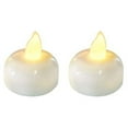thumbnail image 2 of Dytern Wedding 2pcs Waterproof Floating Candles LED Lights Candle Lamp for Wedding Party Decoration (White), 2 of 10