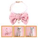 thumbnail image 3 of Collar de gato con perlas, delicado collar para perro con lazo, collar para cachorro, accesorio decorativo para perro, 3 of 5