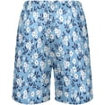 thumbnail image 2 of Vintage Floral Pattern Small White Flower On Trend Blue Mens Pajama Pants Shorts Sleepwear Lounge Men's Pajama Bottoms Gift for Family, 2 of 7