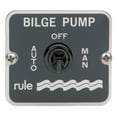 thumbnail image 2 of 4" Black Square Contemporary 3 Way Panel Switch, 2 of 2