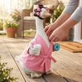 thumbnail image 4 of Porch Goose Decor Set, Funny Pink Bathrobe and Curler Hat Statue Accessory for Standard Goose, Novelty Outdoor Yard Decoration, Complete Set, 4 of 6