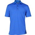 thumbnail image 1 of Monterey Club Men's Harrington Stripe Jersey Golf Polo Shirt #1674, 1 of 2