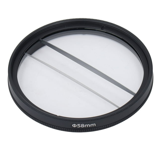Filtro de Dioptrismo dividido de Vidrio Doble, Filtro de desenfocque de recubrimiento de Doble Cara Recubrimiento MRC 52 mm Para Fotografía de Paisajes
