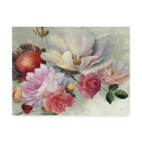 Trademark Fine Art 'Flemish Fantasy on White' Canvas Art by Julia Purinton