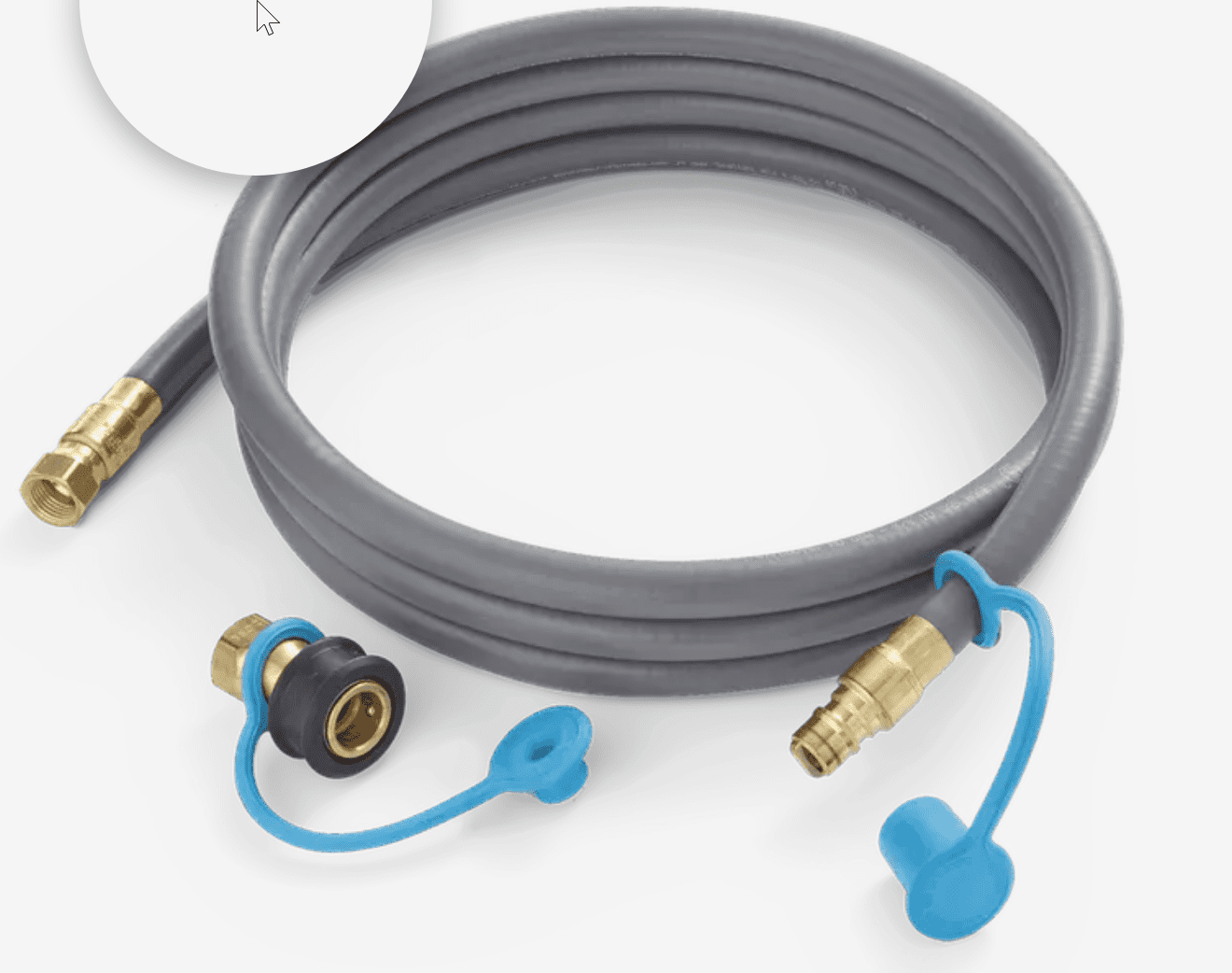 er 99263 10 Foot 3/8 Inch Natural Gas Hose Kit with 3/8 Quick