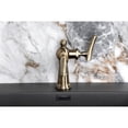 thumbnail image 3 of Kingston Brass KS3543TKL Hallerbos One-Handle 1-Hole Bathroom Faucet with Push Pop-Up Drain in Antique Brass, 3 of 7
