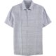 thumbnail image 1 of Tasso Elba - Camisa de lino para hombre, color azul, mediano, 1 of 1
