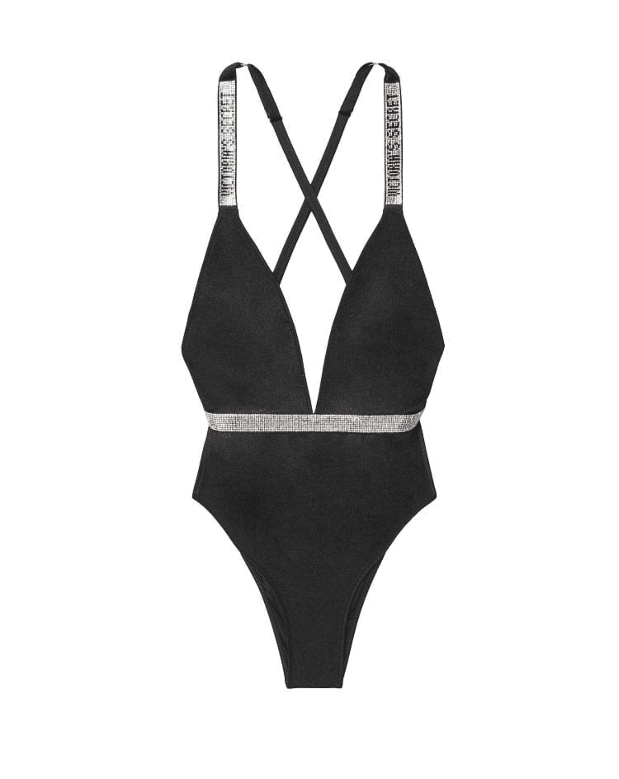Small Victoria's Secret BLING ONE PIECE SWIMSUIT Shine Strap